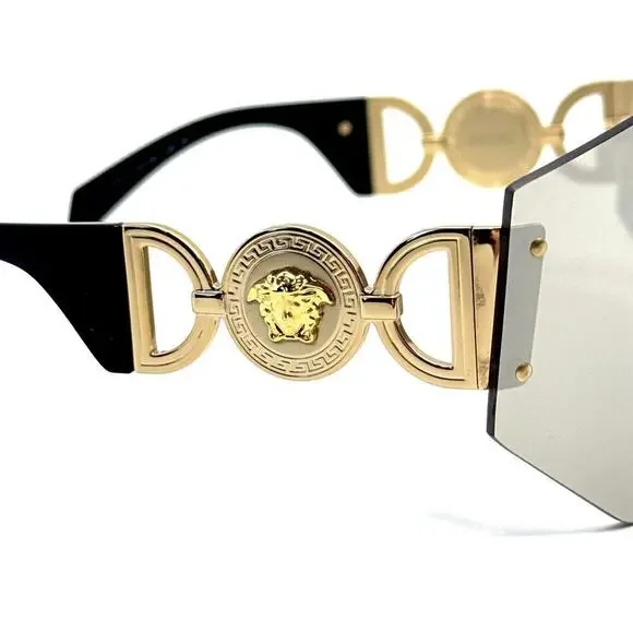 New, VERSACE Sunglasses MOD.2258 1002/6G Authentic